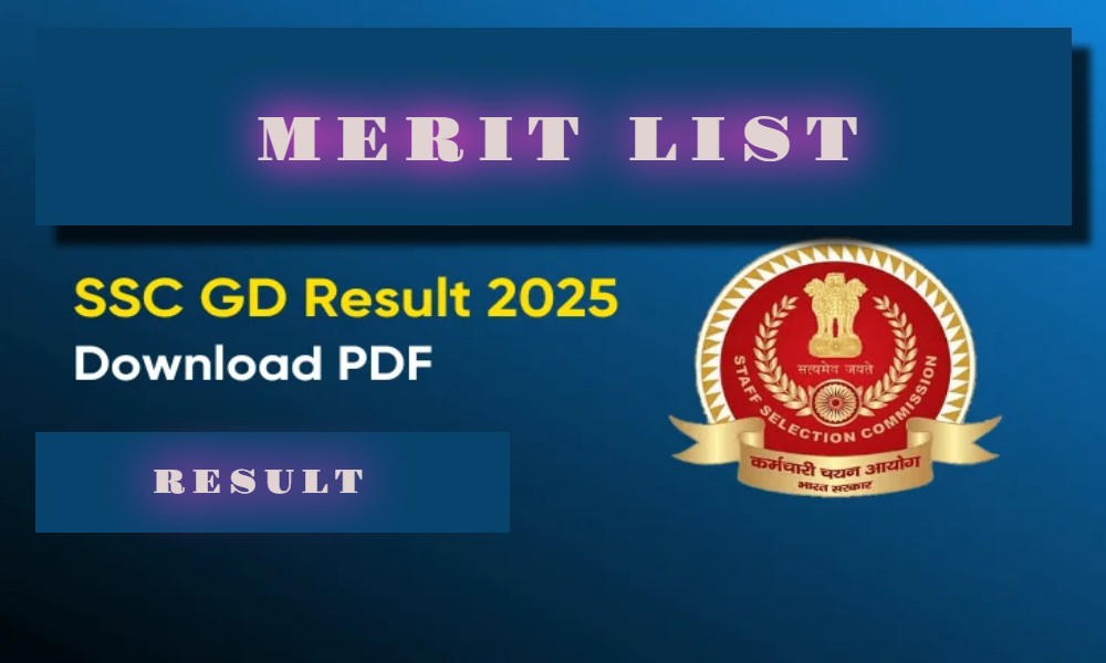 SSC GD Constable Result 2025